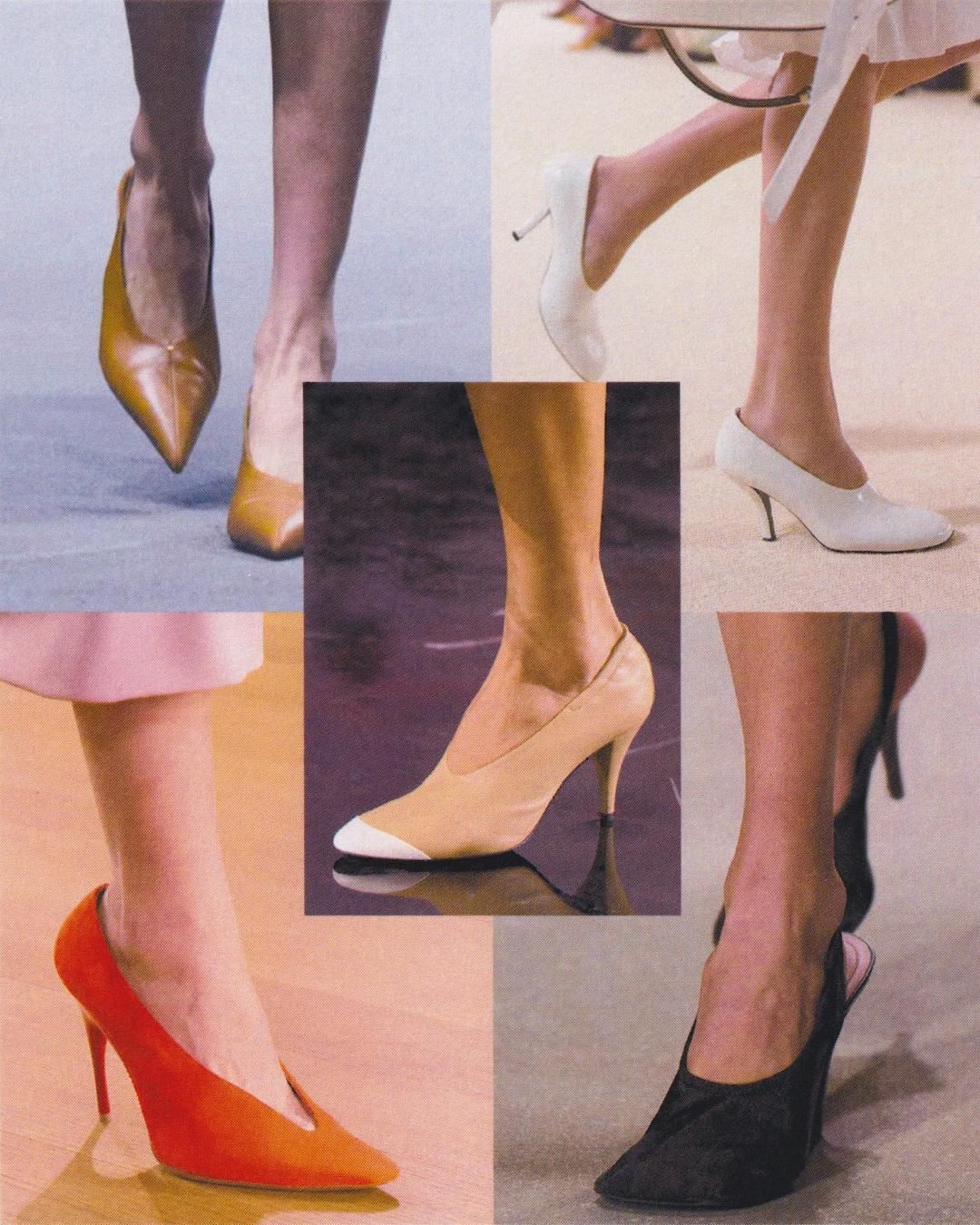 Image may contain clothing, footwear, high heels, adults and people