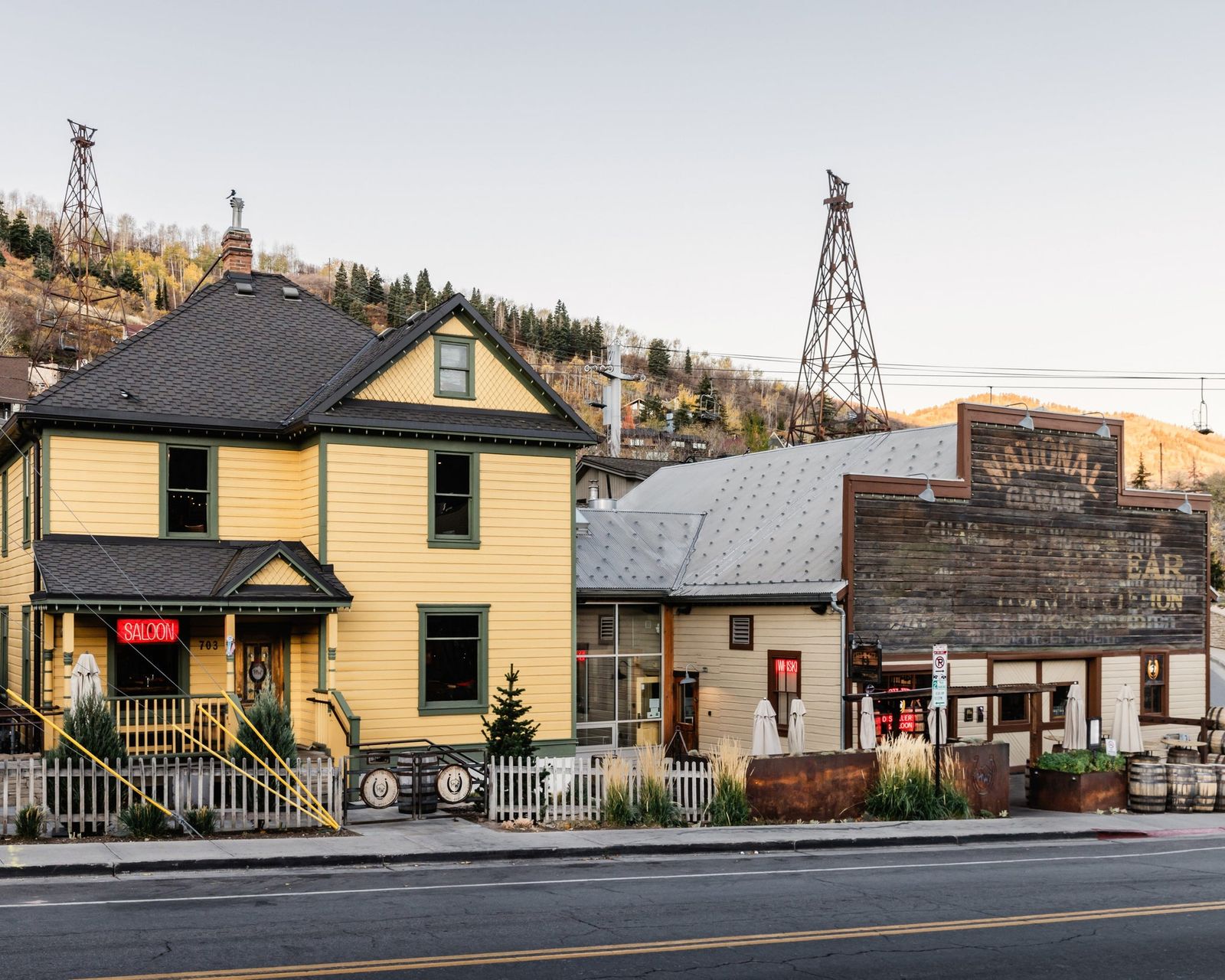 Picture may contain neighborhood suburban nature outdoor machines and wheels