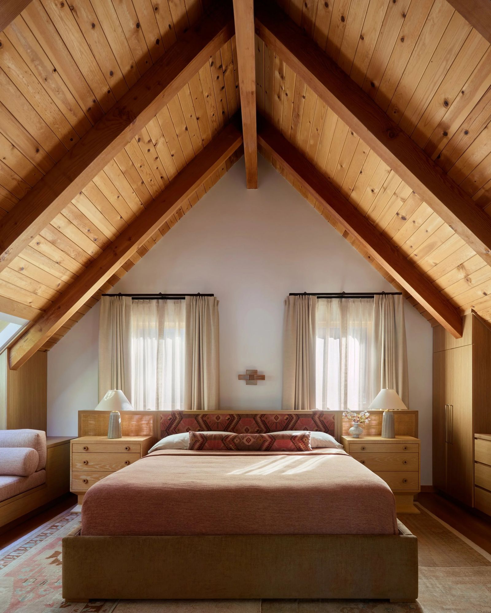 Pictures may contain interior interior design hardwood stained wood wood lights architecture architecture houses and housing