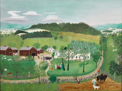 Grandma Moses, Grandma Moses Goes to the Big City, 1946