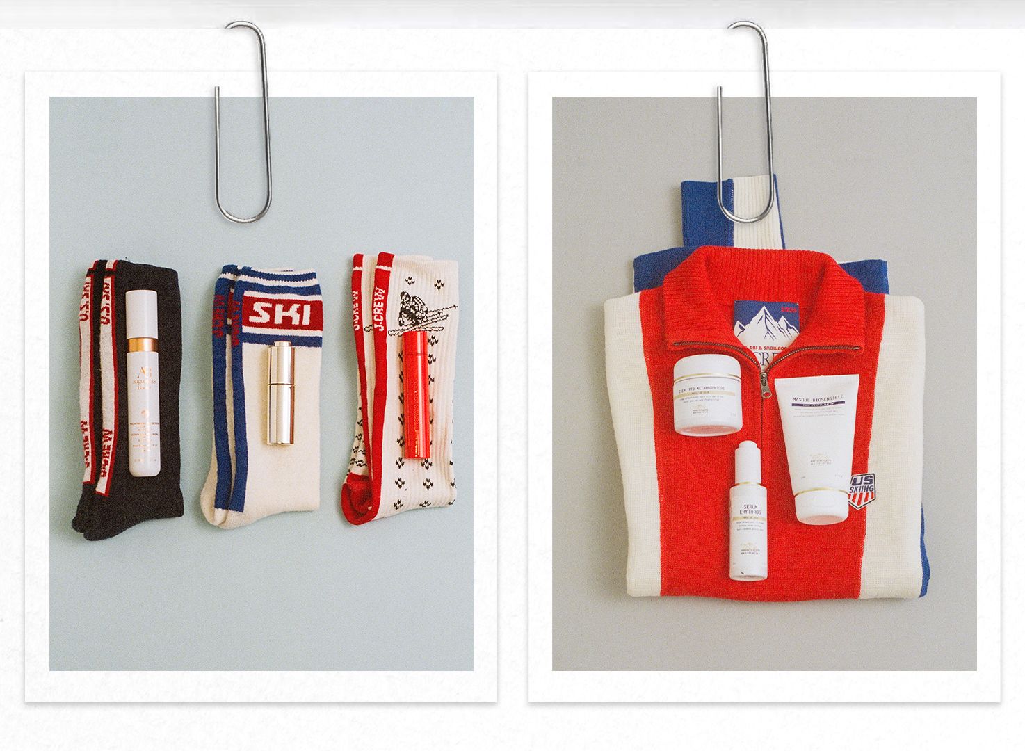 Image may contain clothing, life jackets, vests and first aid