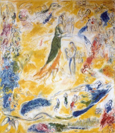 Marc Chagall Les Souces de la Musique (The Source of Music), 1966, oil on canvas, 420