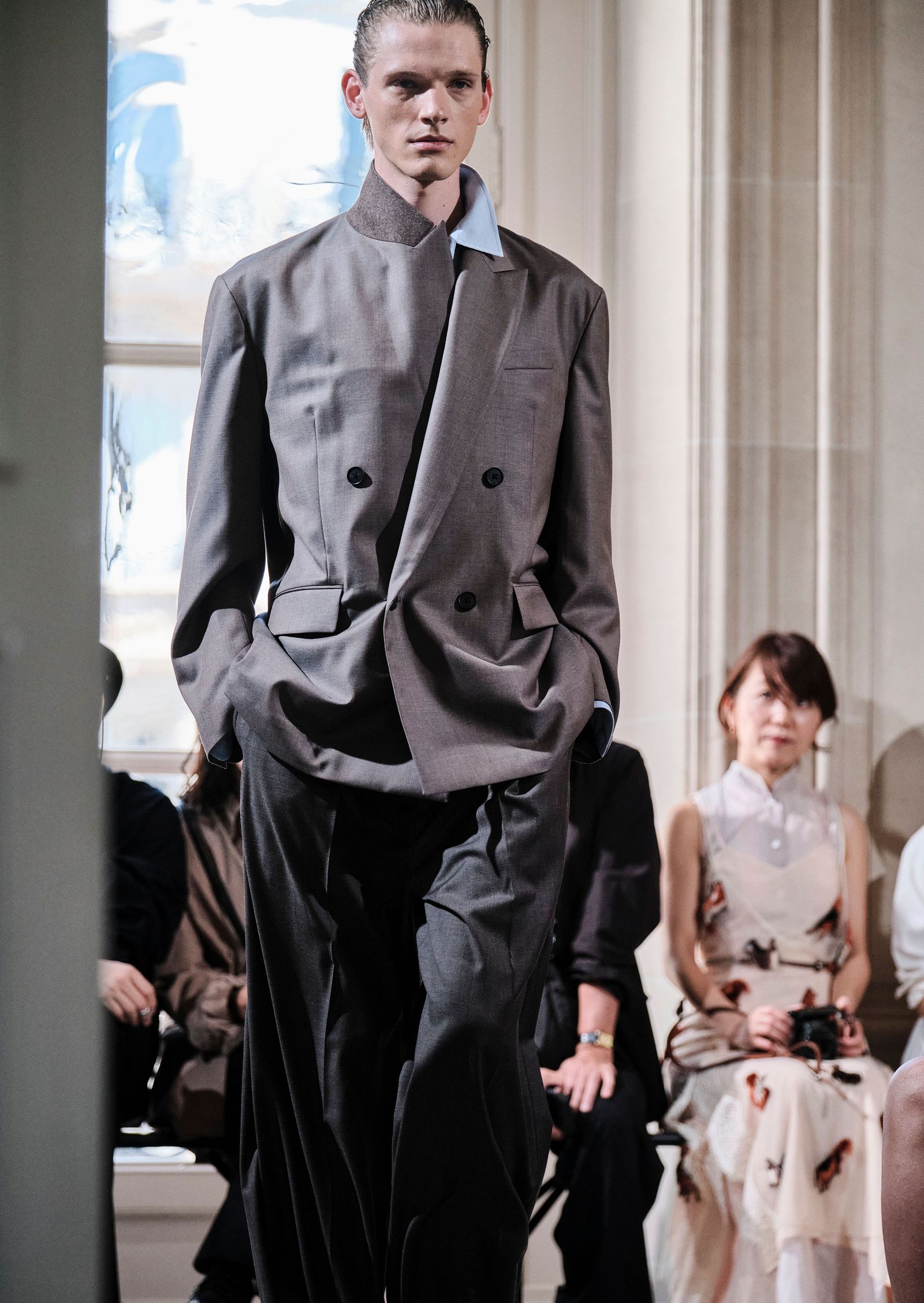 Image may contain Nick Carter Clothing Formal Blazers Blazers Adult Tuxedos and Fashion