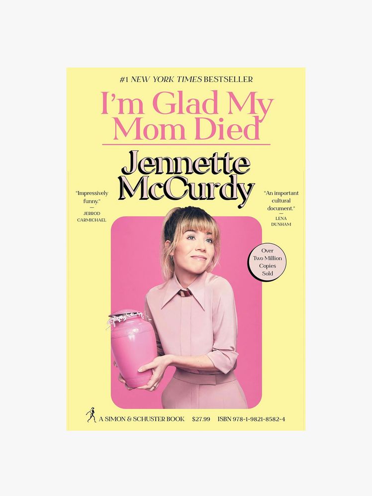 Image may contain: Jennette McCurdy, Publication, Book, Jar, Adult, Person, Face, Head, Photography, and Portrait