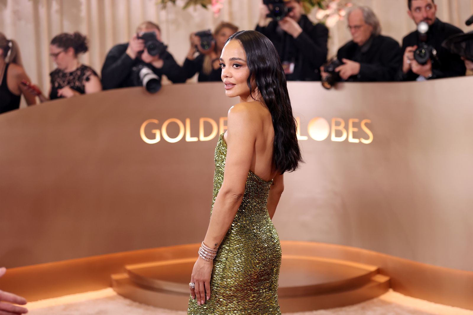 Tessa Thompson attends the 83rd Annual Golden Globe Awards held at the Beverly Hilton Hotel in Beverly Hills on January 11, 2026…