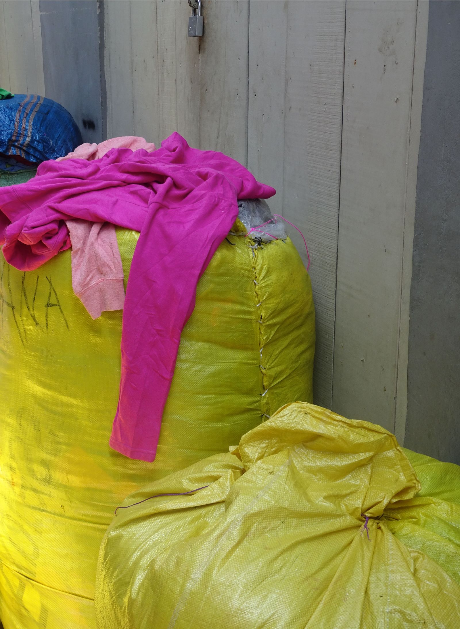 Image may contain furniture, clothing, outerwear and bean bag chairs