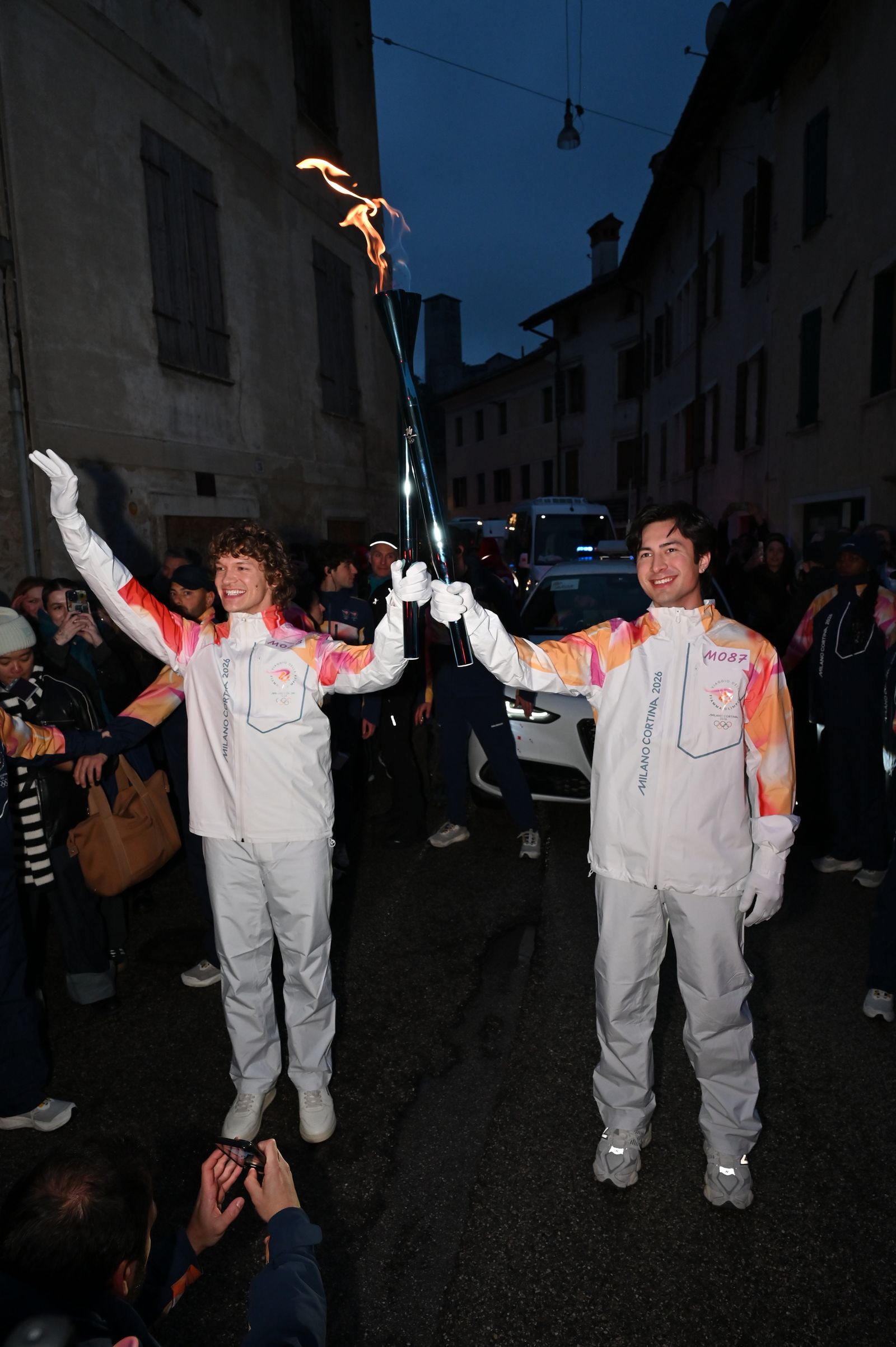 Image may contain Micah Fowler LaQuan Williams Lam Chichung Jon Ireland Light Adult City and Wedding