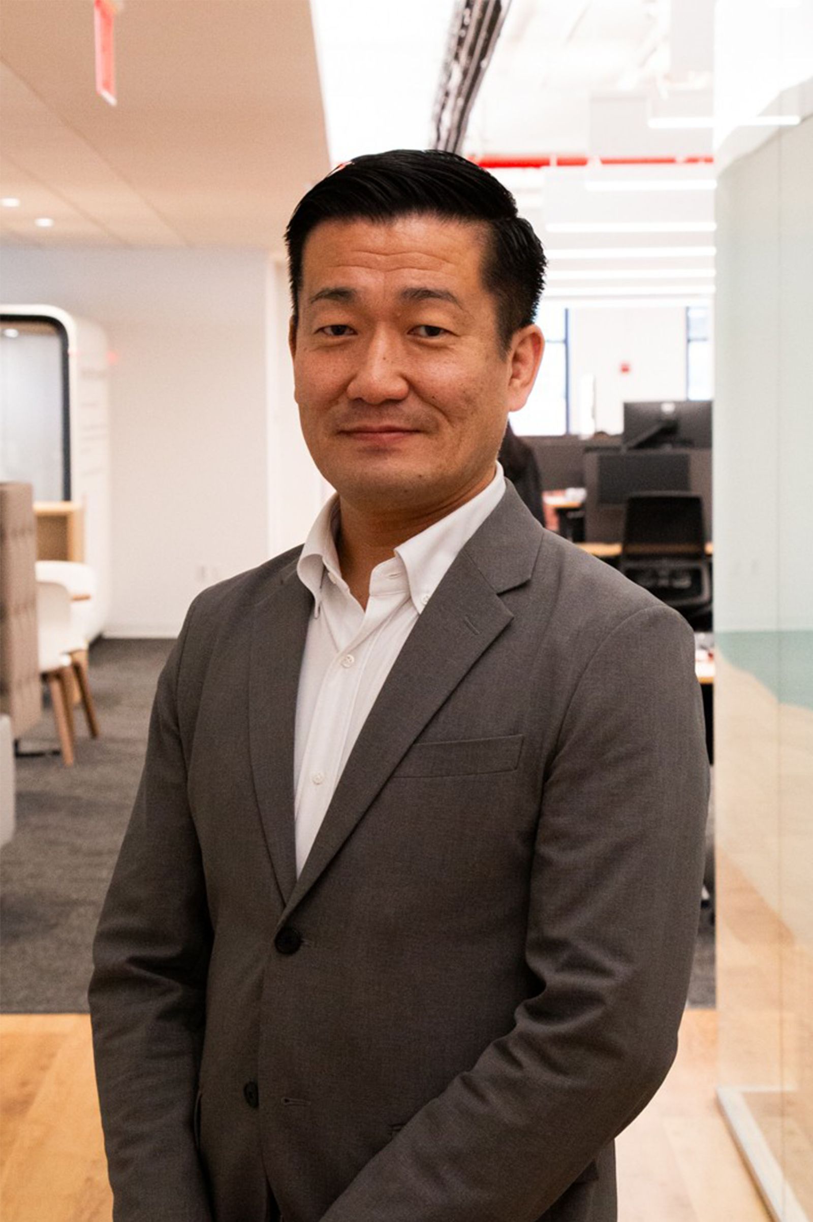 Image may contain executive blazers, coats, adult formalwear, suits, faces and heads