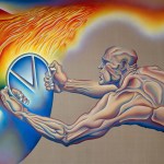 Jaume Plensa sculpture collapses outside Notre Dame Museum in Paris.