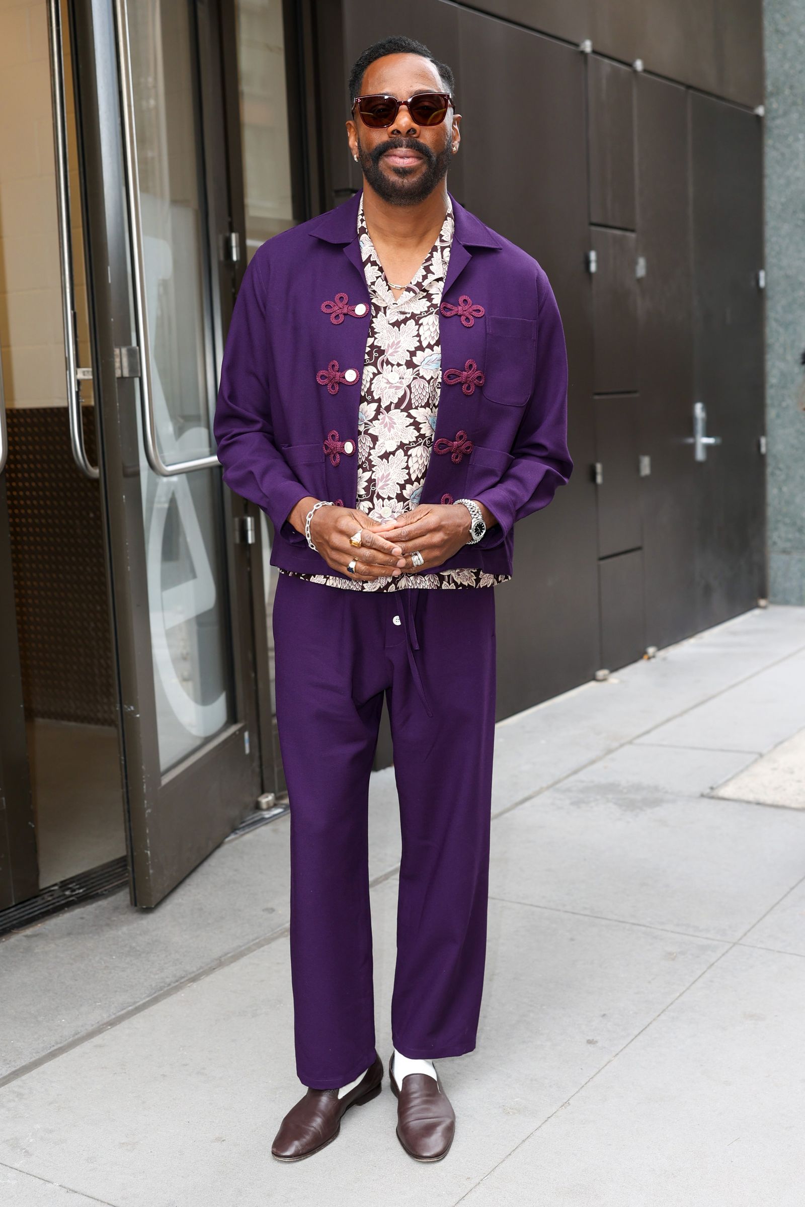 Image may contain Colman Domingo People Standing Adult Clothing and Outerwear