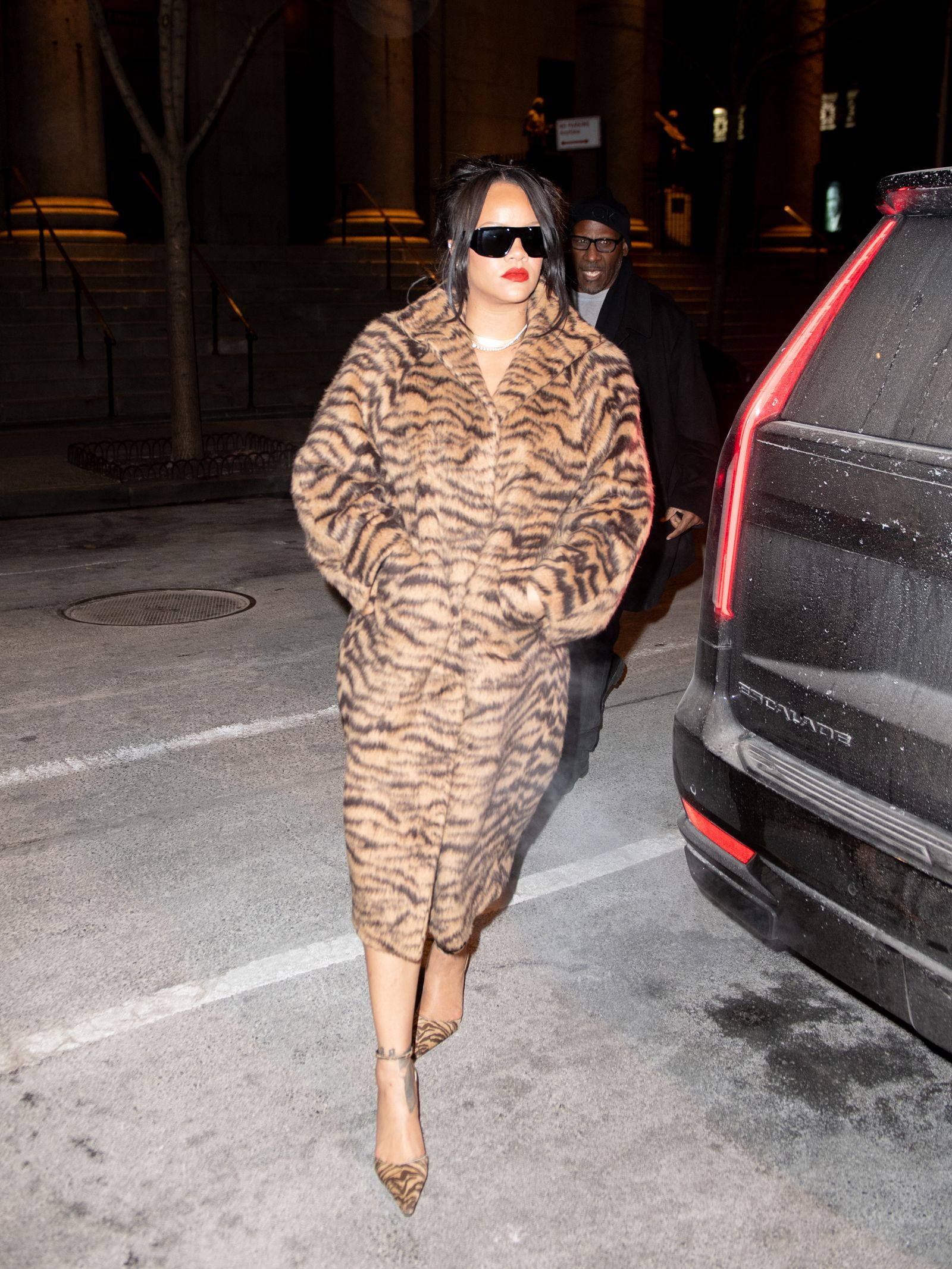 Rihanna appeared in New York on January 20, 2026.