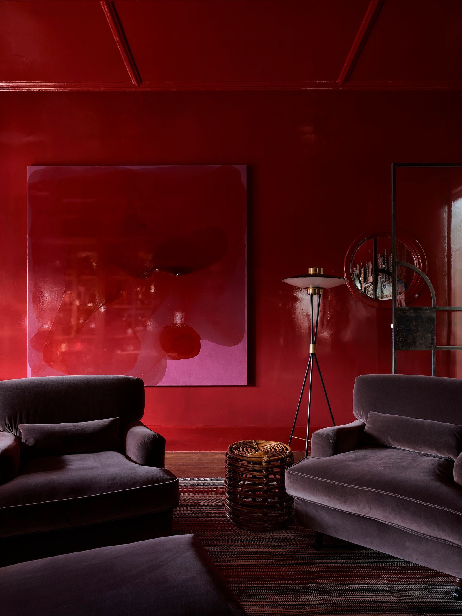 Image may contain sofa, furniture, architecture, interior, living room, lamp and interior design