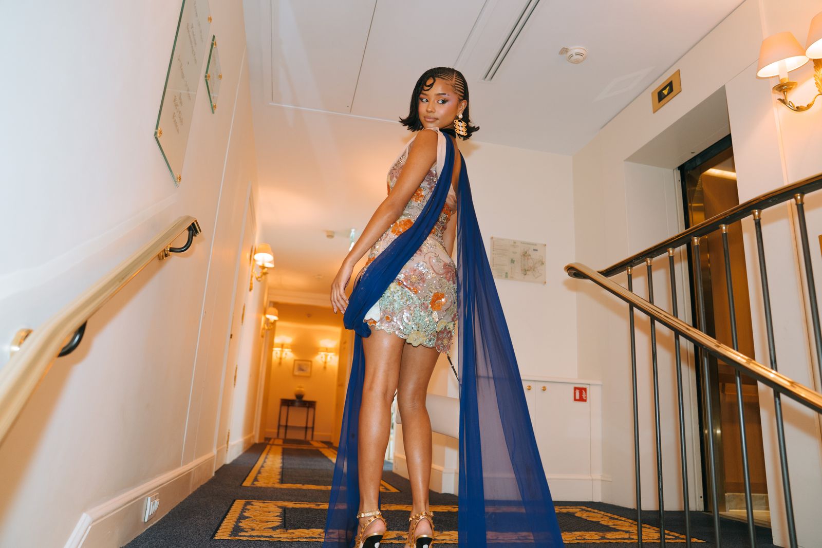 Image may contain Vashtie Kola clothing, dresses, adult evening gowns, formal wear, fashion, footwear and high heels