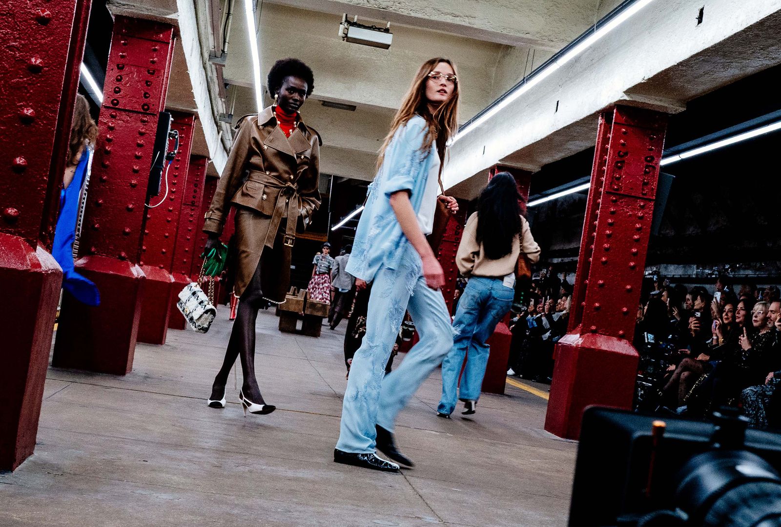 Image may contain Dhu Moraes clothing, pants, adult, jeans, coat, footwear, heels and shoes