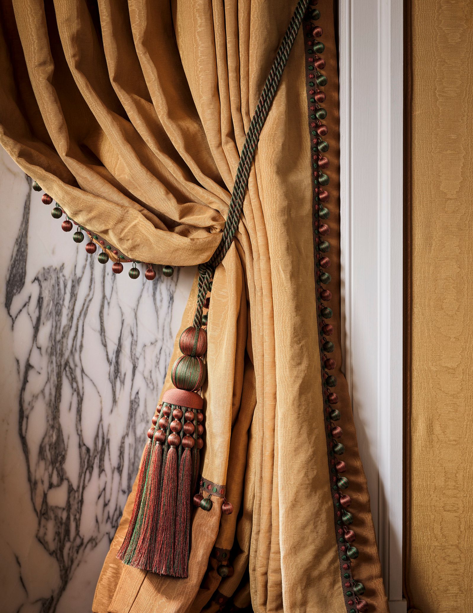 Picture may contain curtains