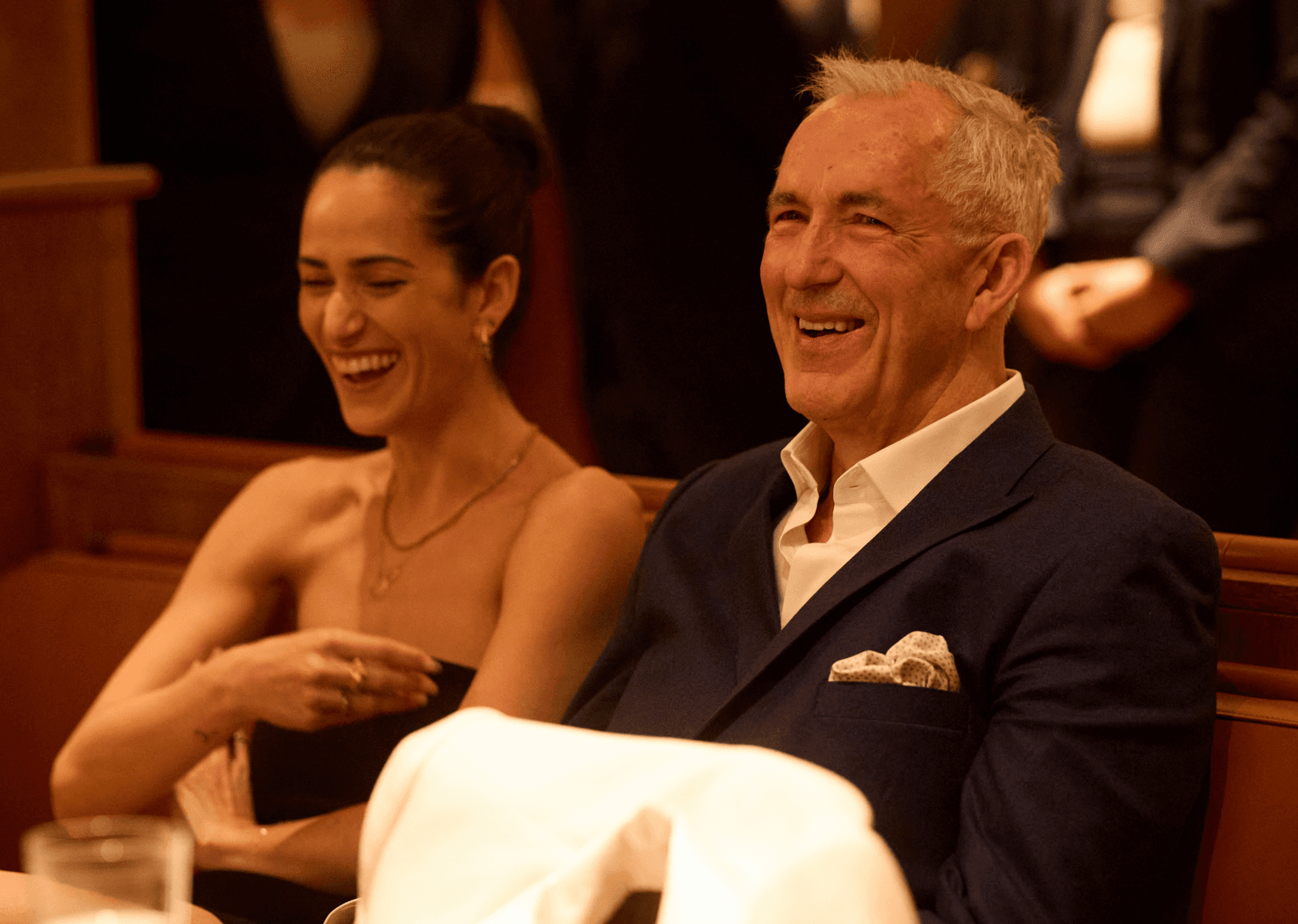 Image may contain Aslı Bayram Formal Wear body parts fingers hands adult wedding clothing dress head and face