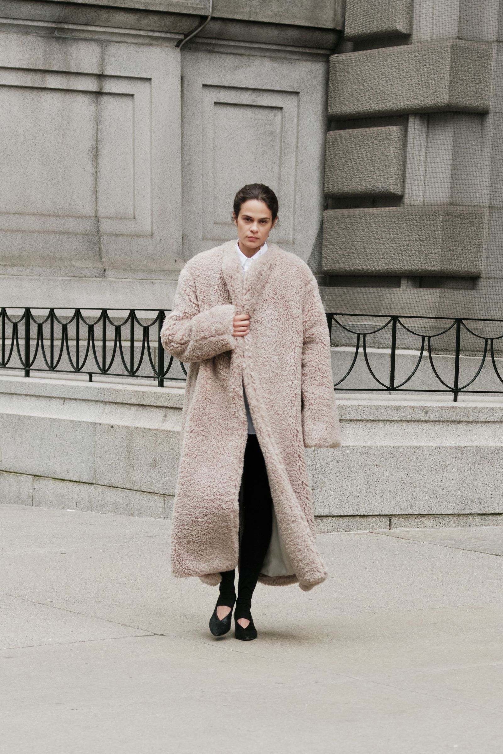 Image may contain characters' clothing, jackets and coats