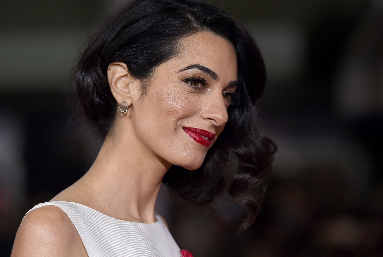 Image may contain Amal Clooney person and face