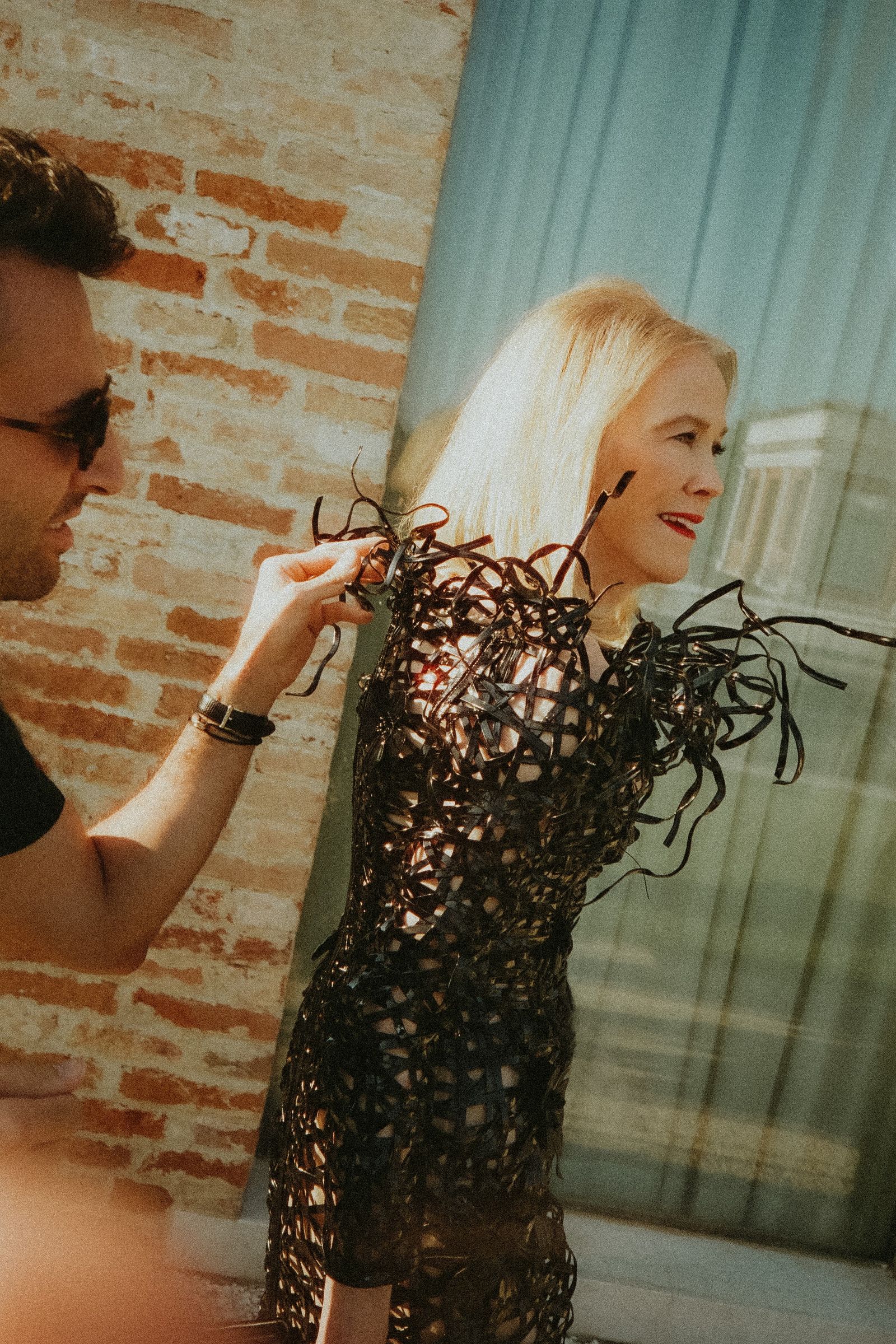 Image may contain Catherine O'Hara blonde hair, accessories, sunglasses and adults