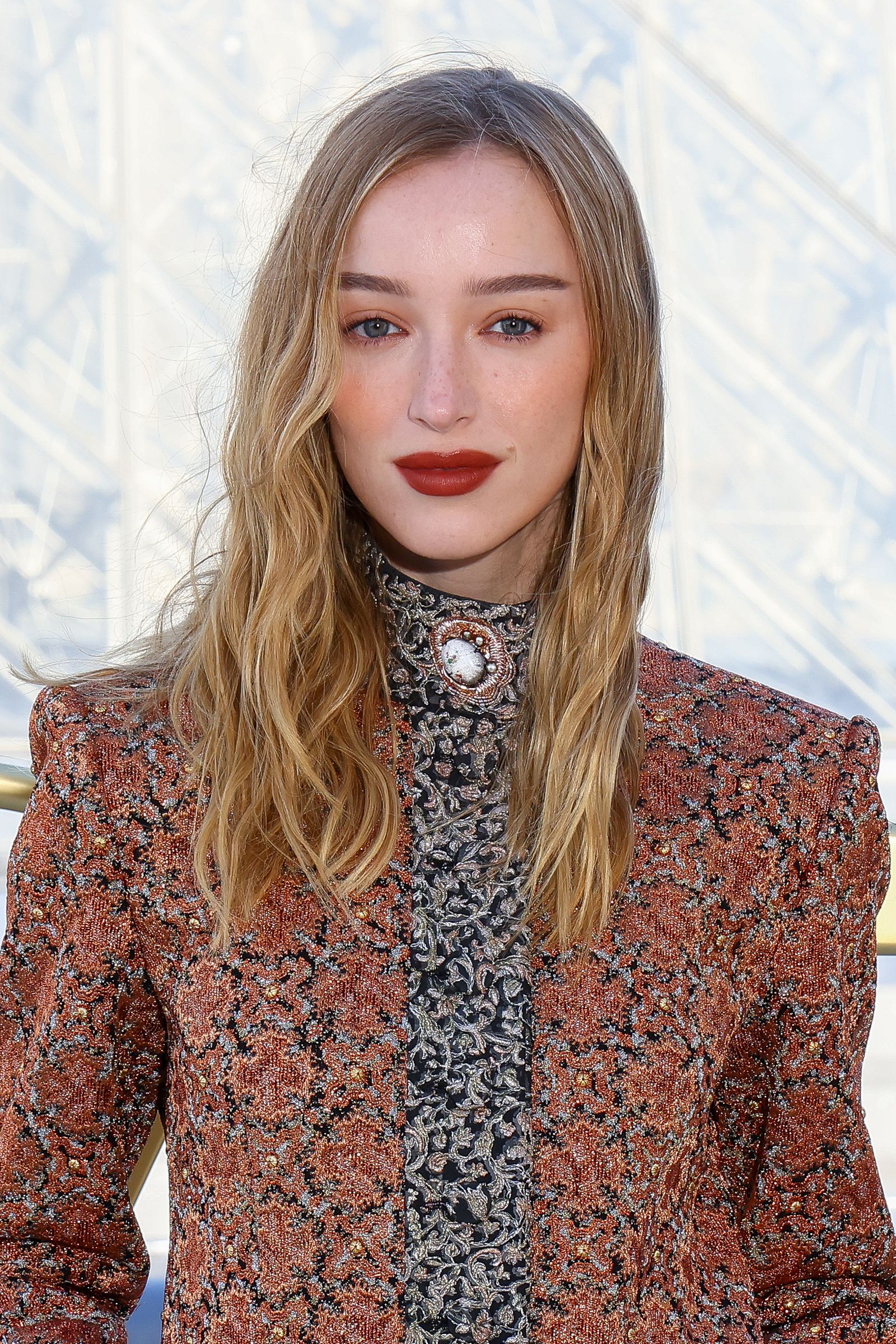 Images may contain blond hair, adult face head photography and portraits