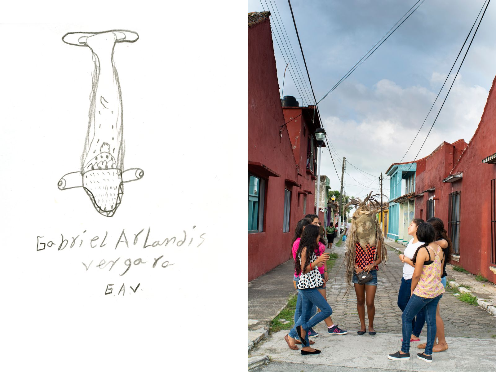 Image may contain city road street city alley clothing footwear shoes path people jeans pants walking and adults