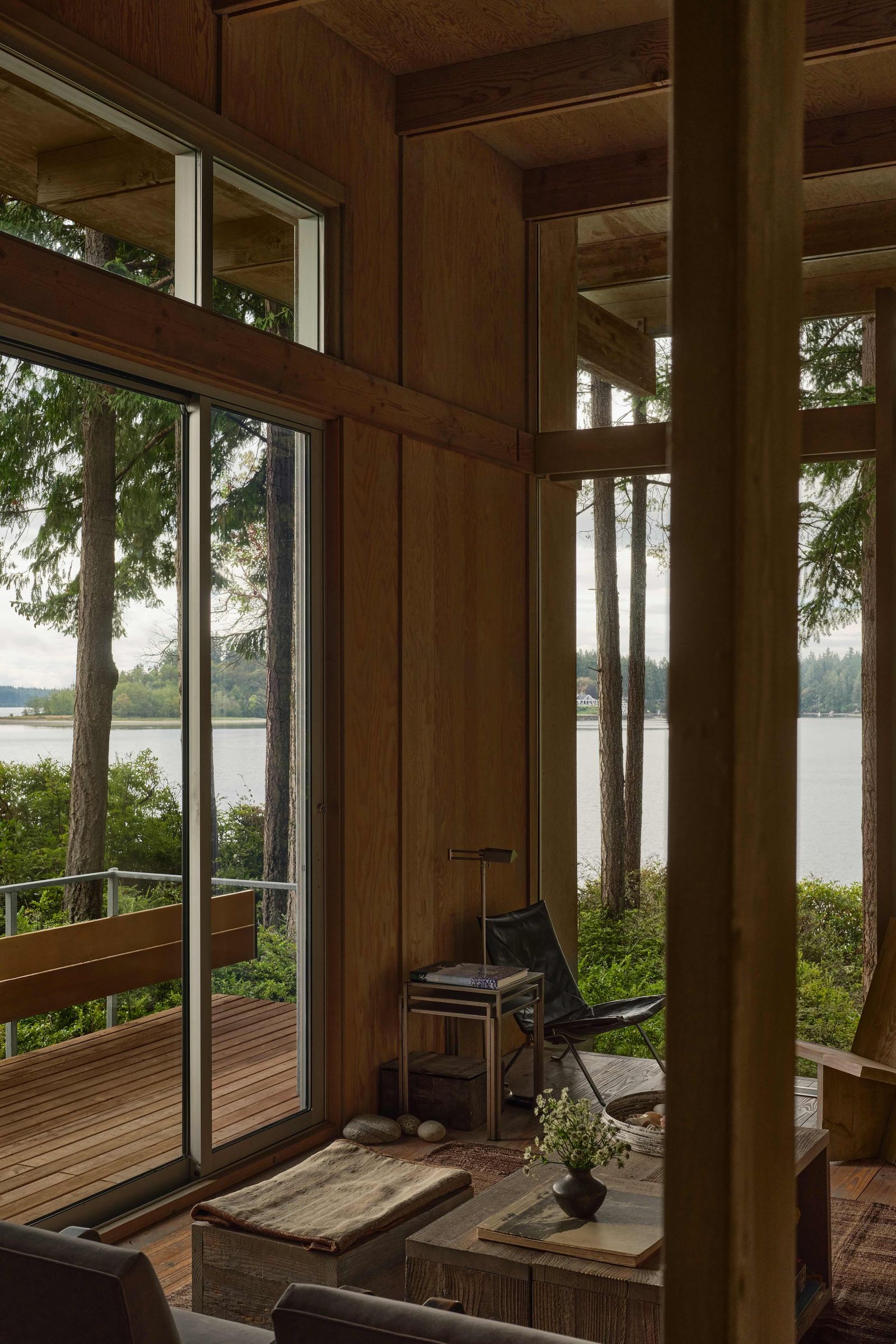 Pictures may contain interior interior design plants nature outdoor landscape wood hardwood stain wood and chairs