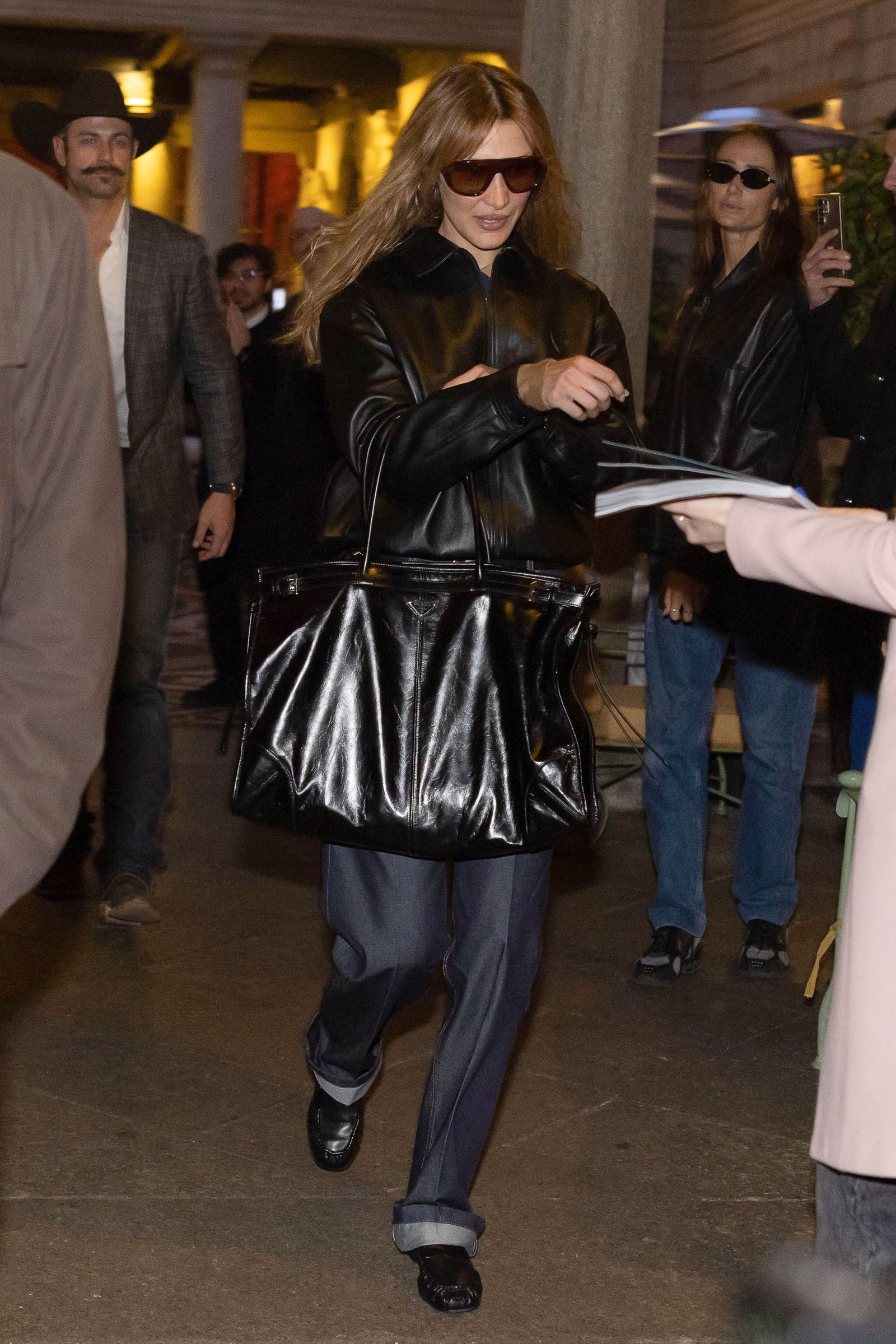Celebrity Sightings Day 2 Milan Fashion Week 20262027 Autumn Winter Women's Wear Bella Hadid