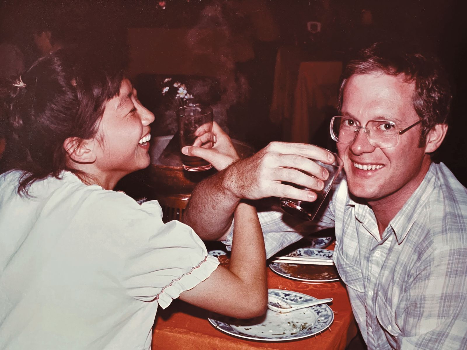 Pictures may contain urban adult face glass fun and party