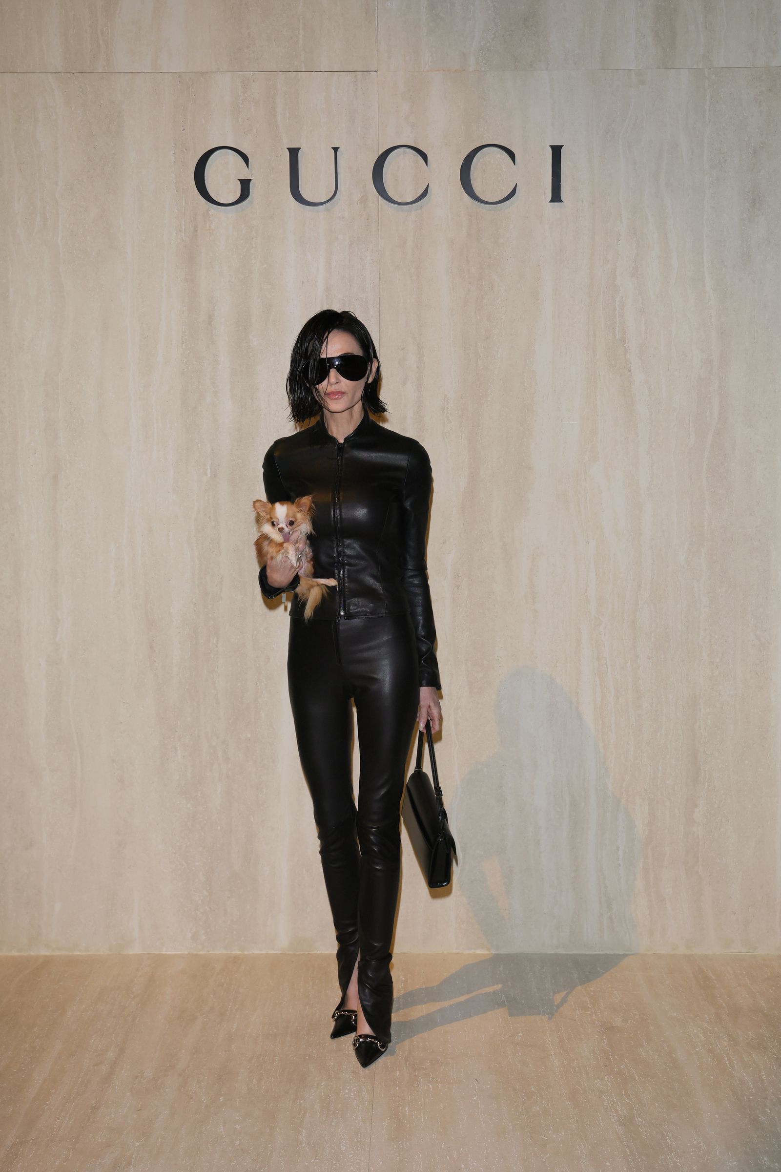 Demi Moore appears in the Gucci Fall/Winter 2026 fashion show