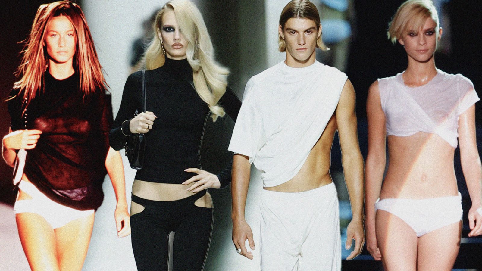 Image may contain adults, blonde hair, clothing, sleeves, faces and heads