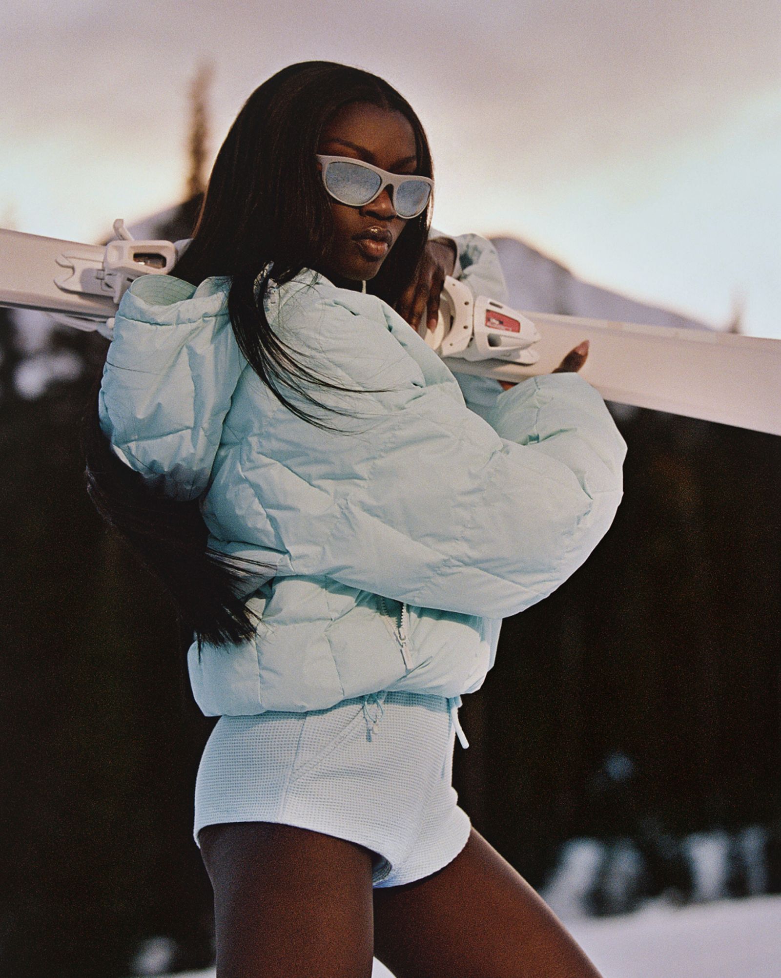 Images may contain adult faces, clothing, outerwear and photography