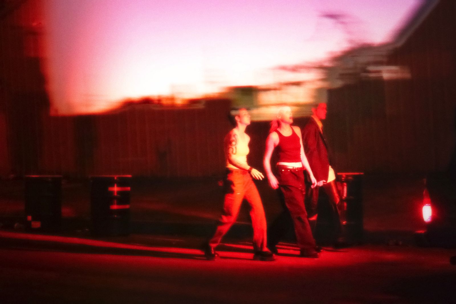 Munna dances on the wall.