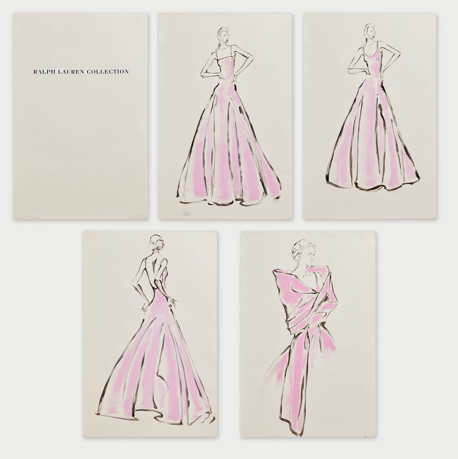 Image may contain formal, clothing, adult, wedding, couture gowns and art