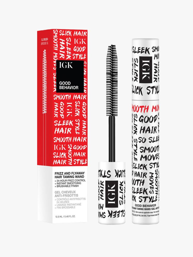 Image may contain: cosmetics, cigarette pipe and mascara