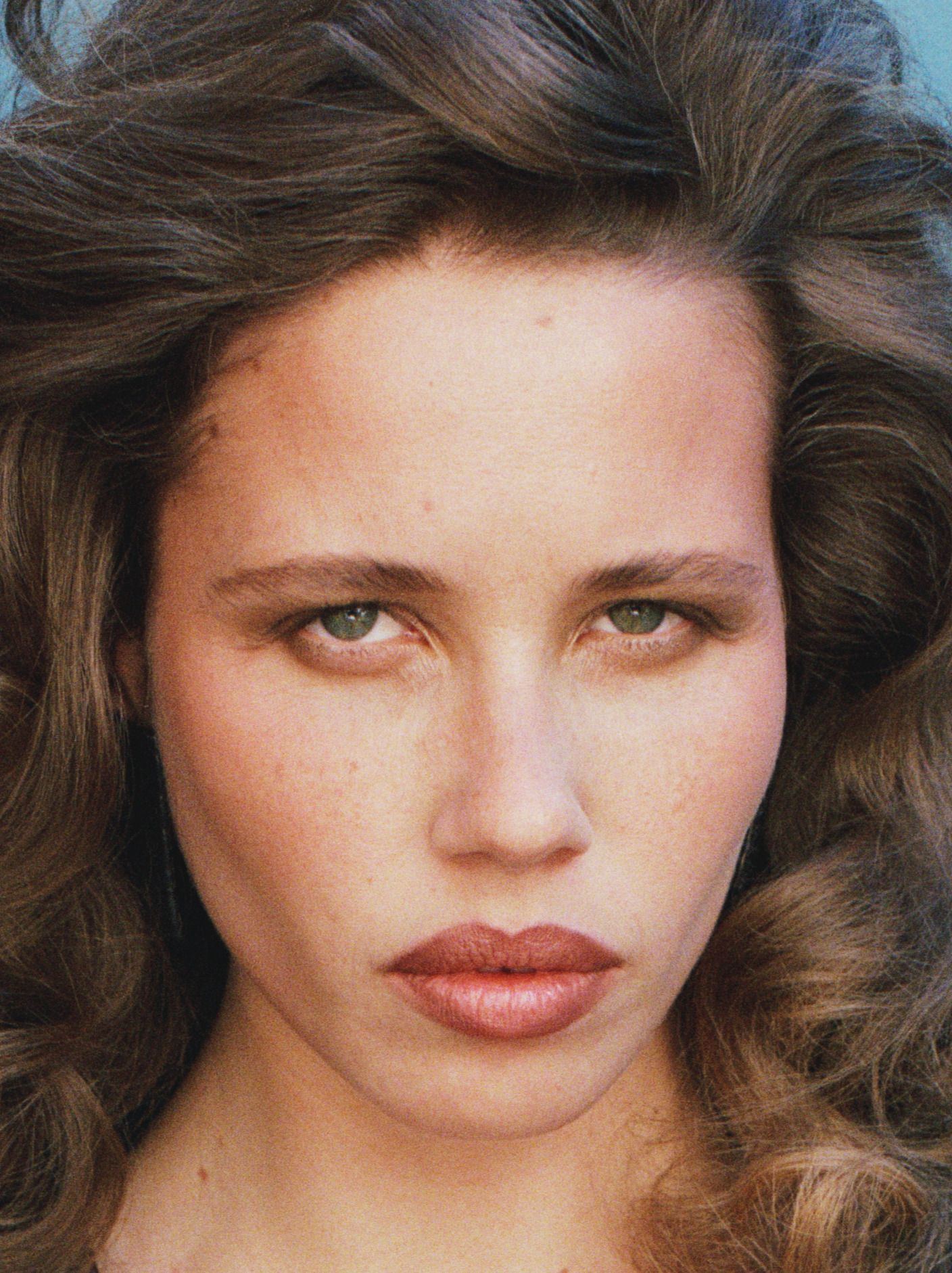 Images may contain faces, heads, photographic portraits of people, adult skin, makeup and lipstick