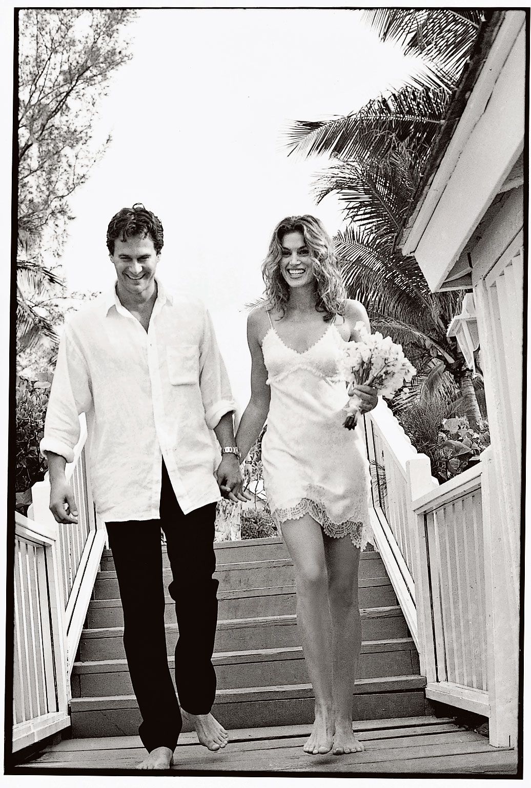 Cindy Crawford and Rand Gerber