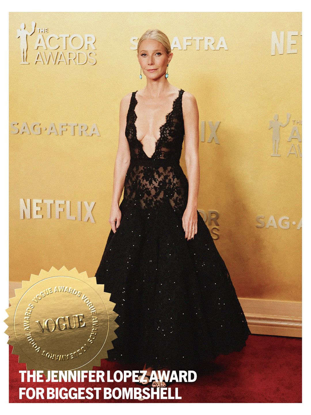 Images may contain Gwyneth Paltrow Fashion Outfits, Gowns, Premiere Formal, Adult and Red Carpet