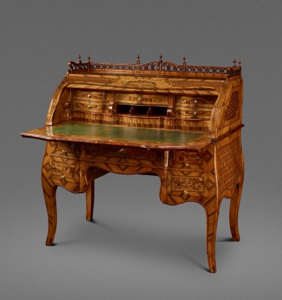 Attributed to Johann Wolfgang Elias Weinsprach, Cylinder Bureau (Desk) (c. 1770).