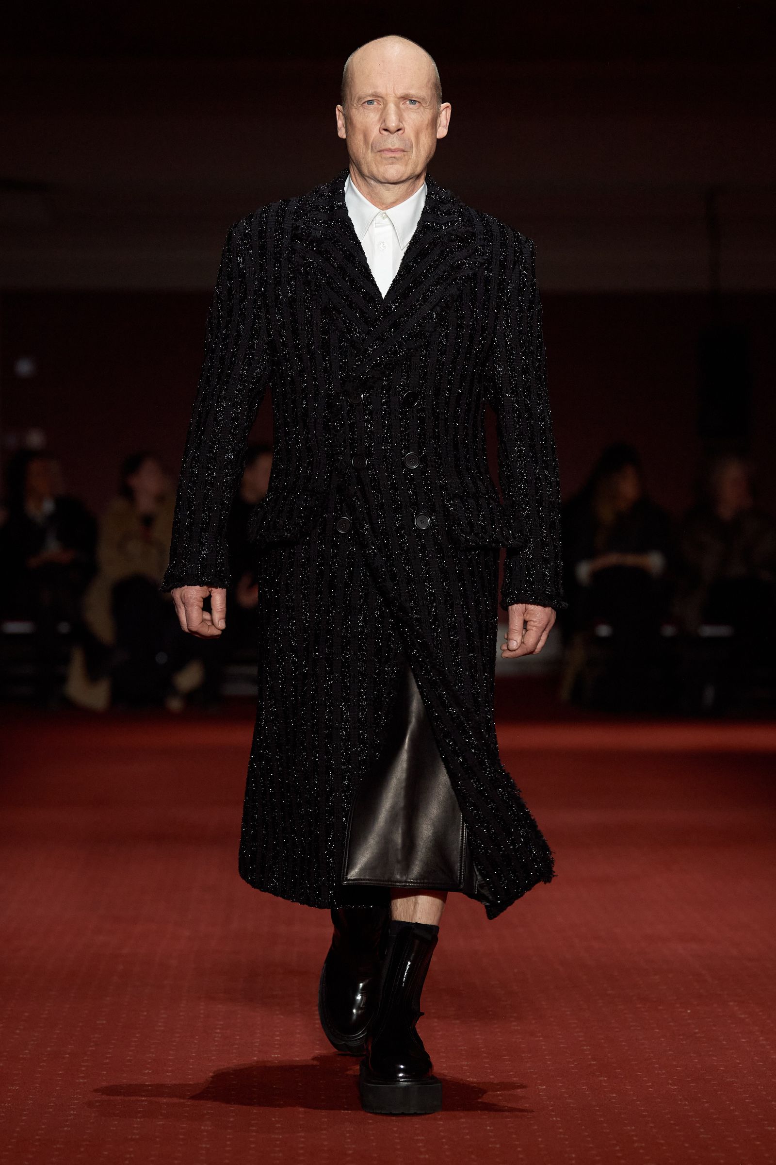 Photographer Perry Ogden at the Simone Rocha Fall 2023 ready-to-wear show