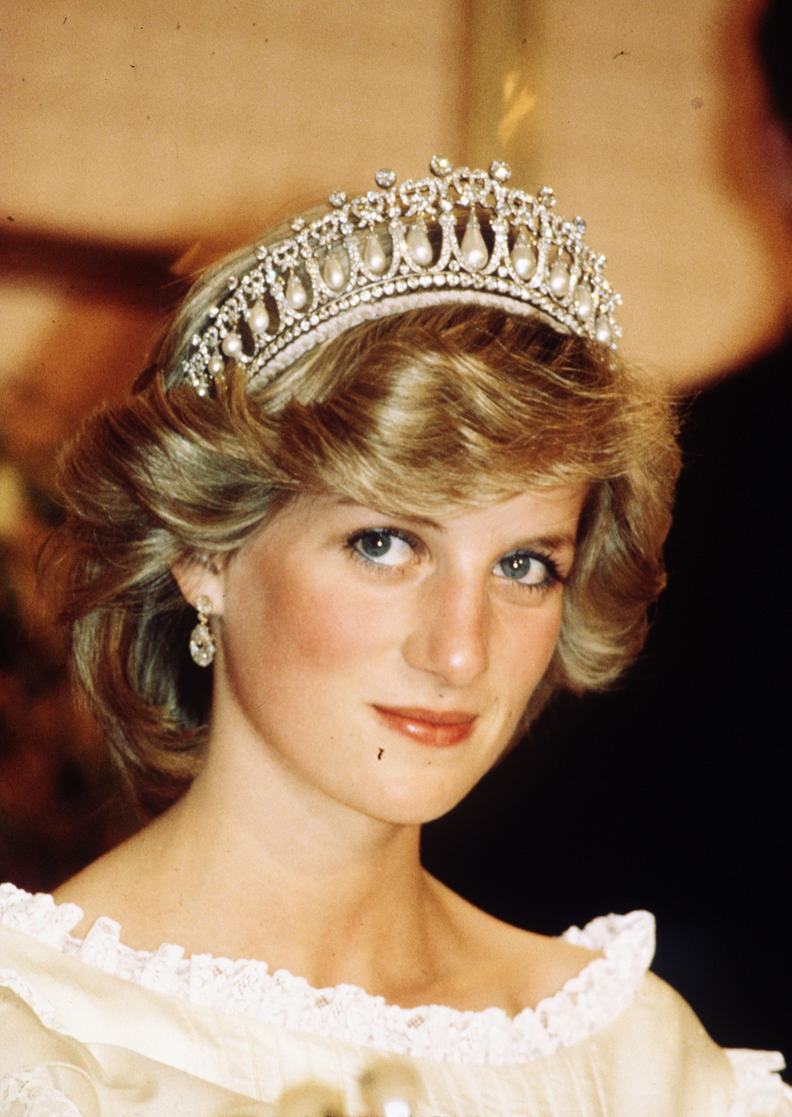 Image may contain Princess Diana of Wales accessories, jewelry and tiaras