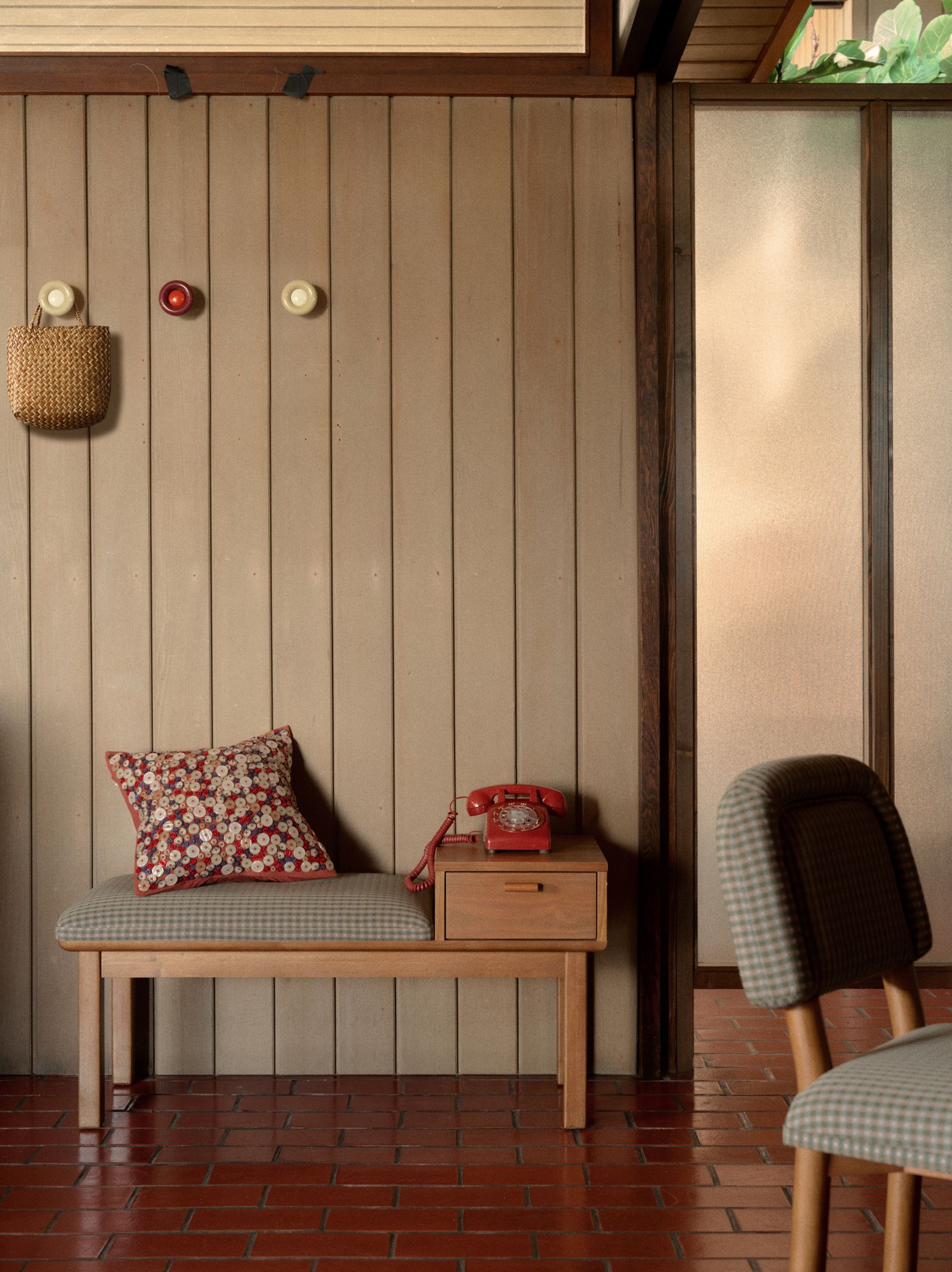 Images may contain interior interior design, chairs, furniture, boards, rugs, home decor accessories and bags