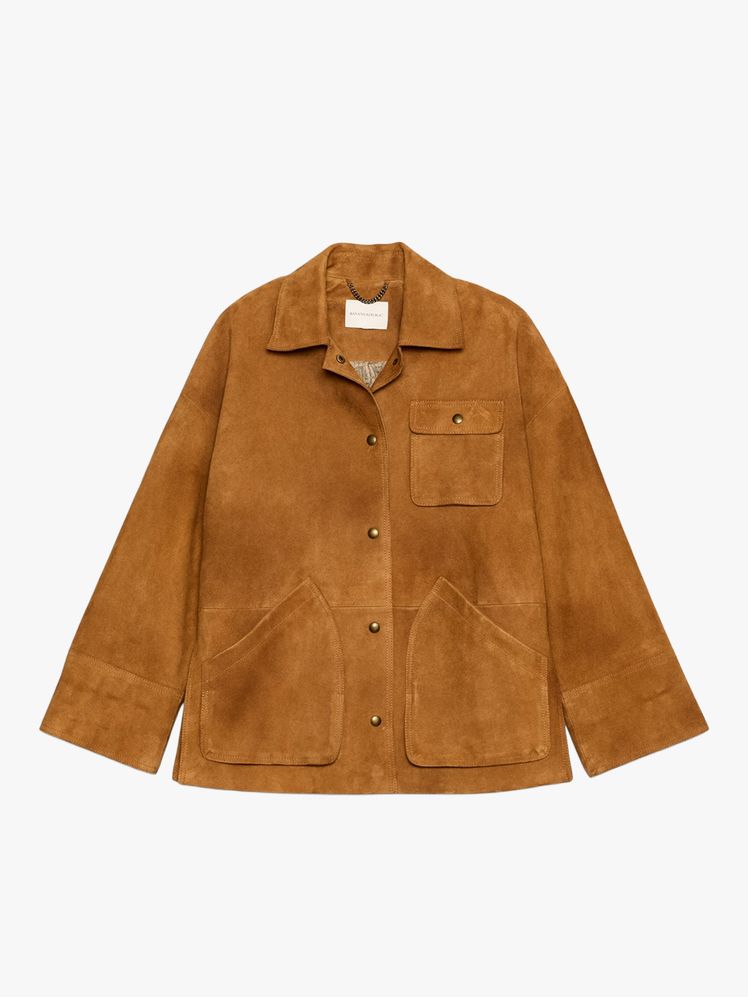 Image may contain: clothes, coat, jacket, suede, wool and blazer