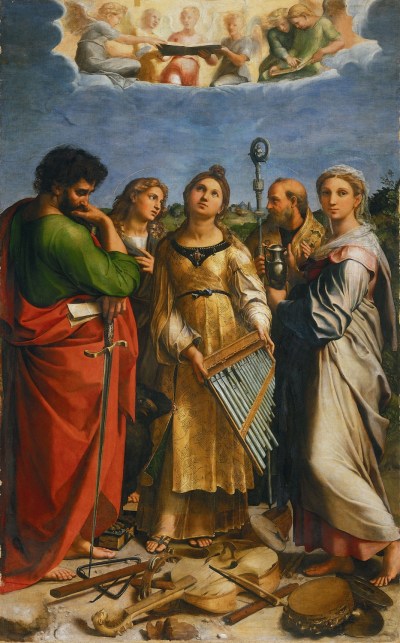 Raphael, The Rapture of St. Cecilia with St. Paul, John the Evangelist, Augustine, and Mary Magdalene (1515-16)