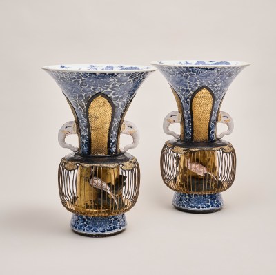 Birdcage vase, Japan (circa 1700).