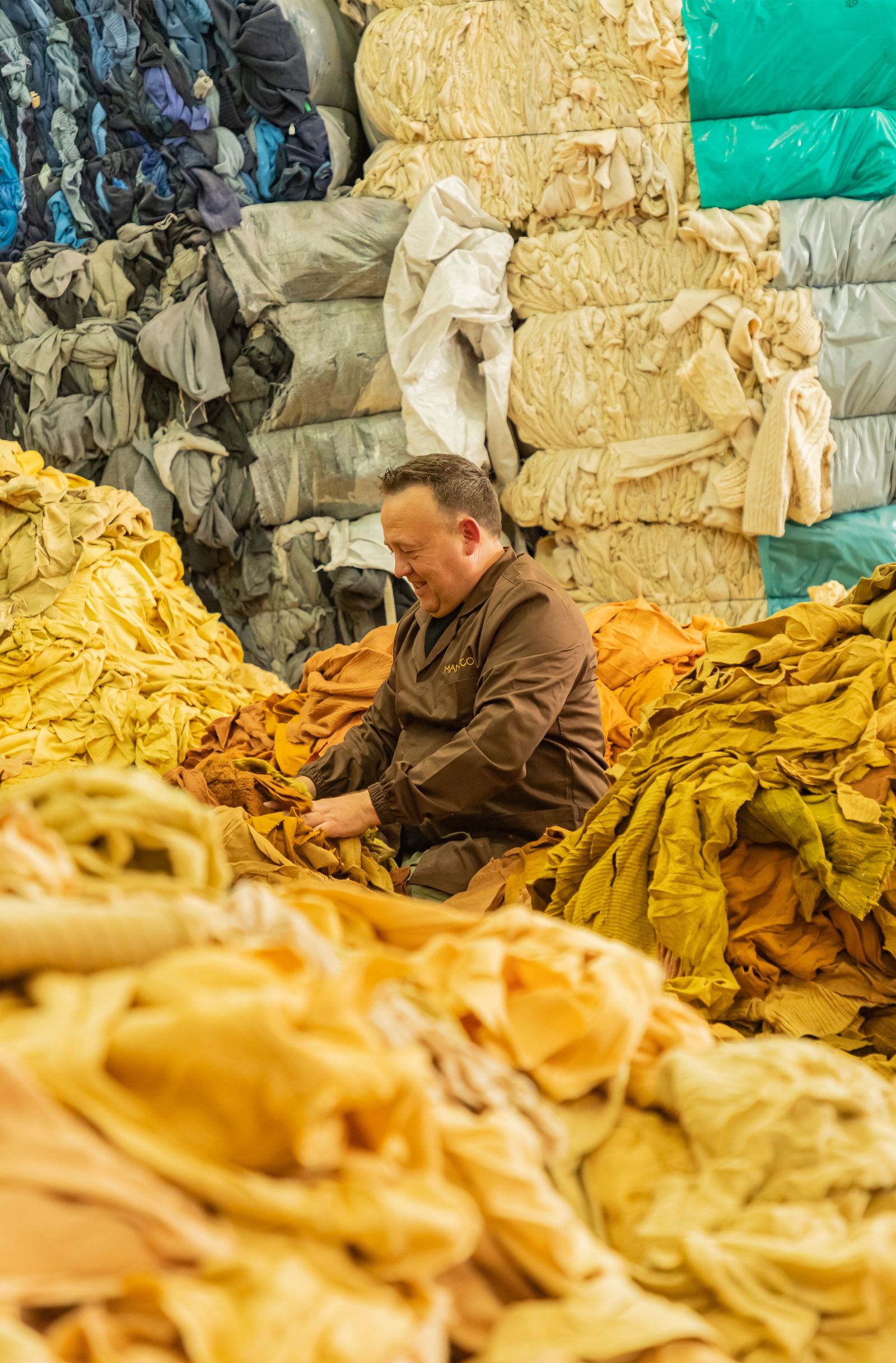 Image may contain Dieter Pfaff blanket adult and people