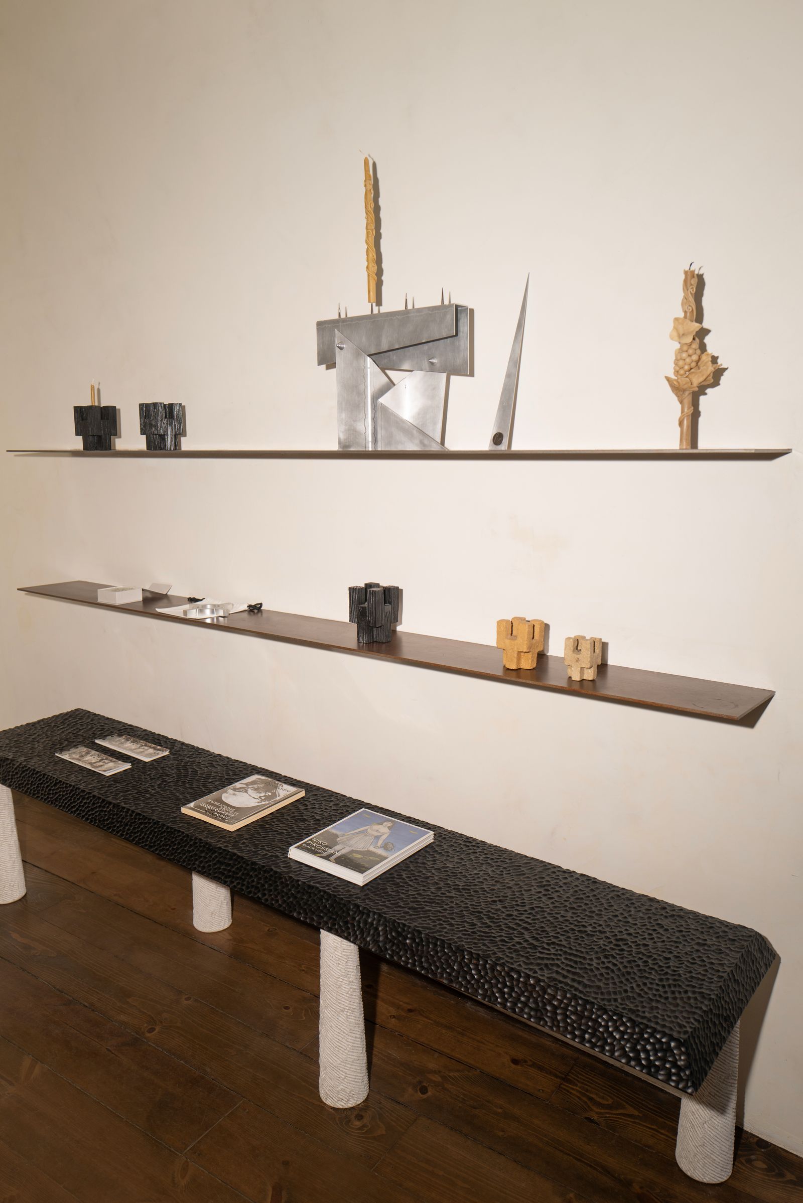 Image may contain bookshelf, books, publications, interior interior design, furniture and wood