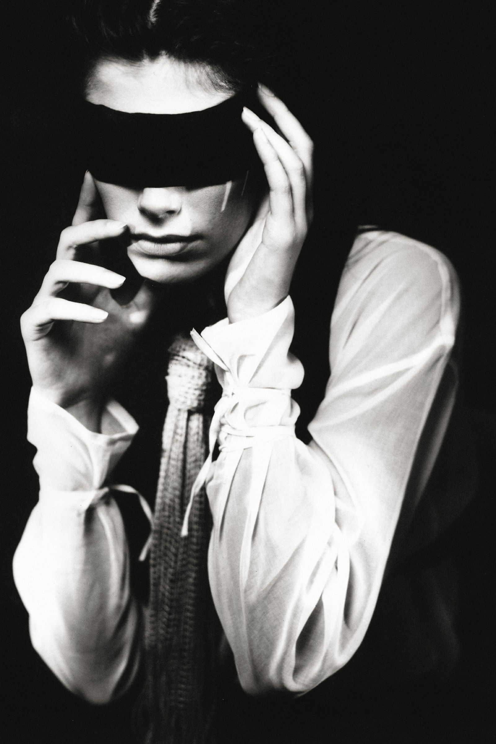 Images may contain photography, faces, heads, portraits, body parts, fingers, hands, adult accessories and clothing