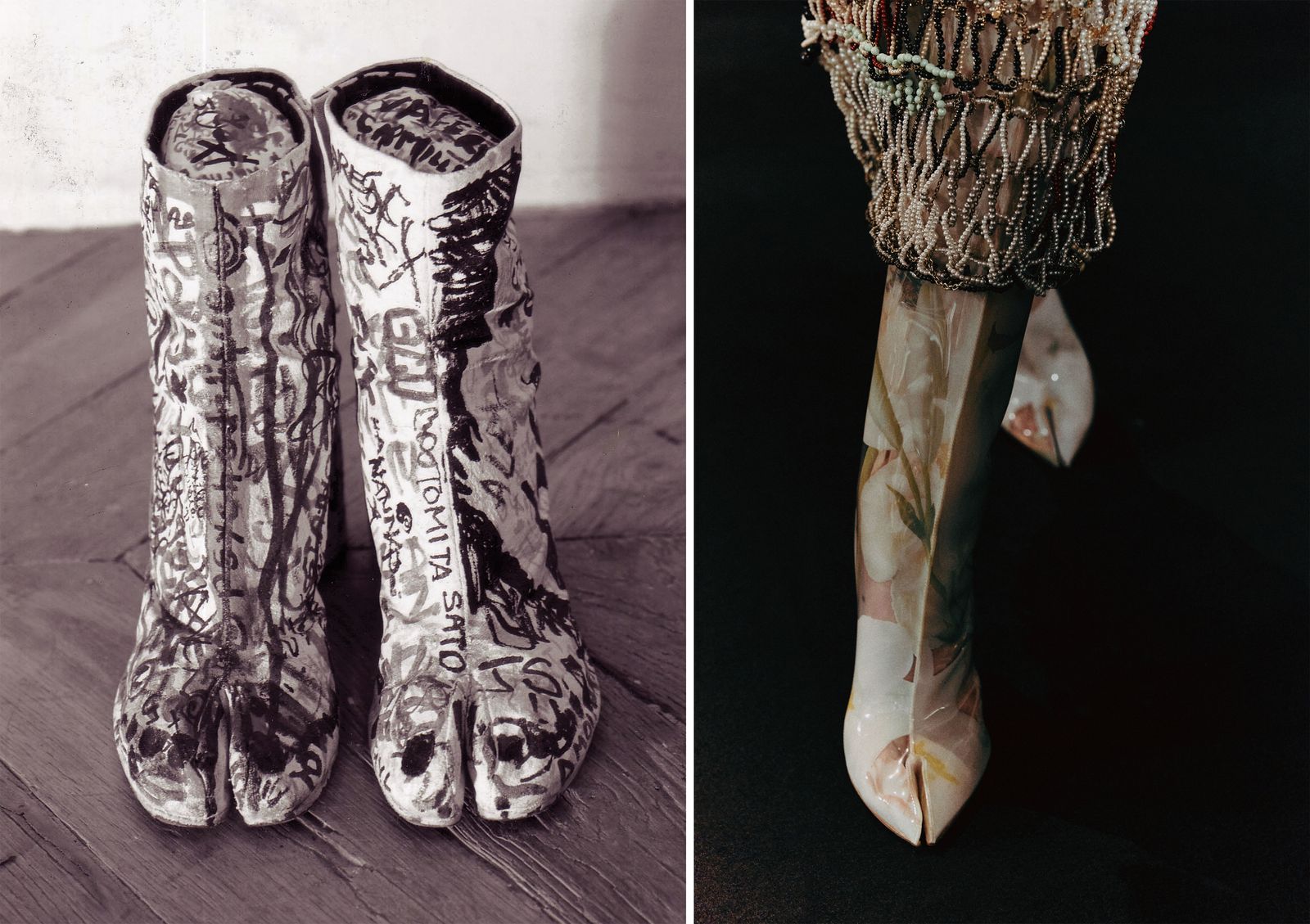 Image may contain boots, apparel, footwear and cowboy boots