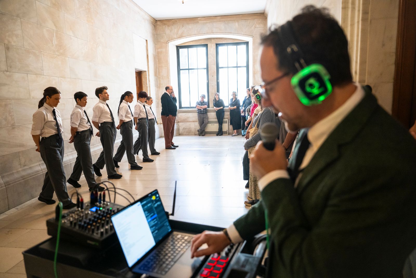 Image may contain adult computers, electronics, laptops, clothing, footwear, shoe accessories, and eyeglasses