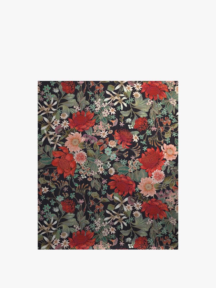 Image may contain: home decor, rug, accessories, art, ornament, tapestry, floral design, graphics and patterns